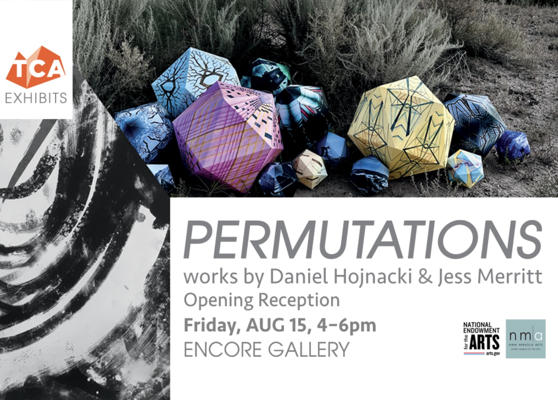 TCA Exhibits Permutations Works by Daniel Hojnacki and Jess Merritt